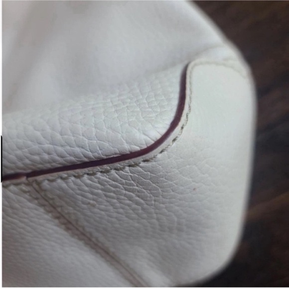 KATE SPADE Elegant Cream White HOBO Leather Shoulder Bag - Picture 5 of 9